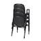Ace Regency Ace Vinyl Guest Stacking Chair with Arms (4 pack)- Black 2125LBK4PK - alternate 4